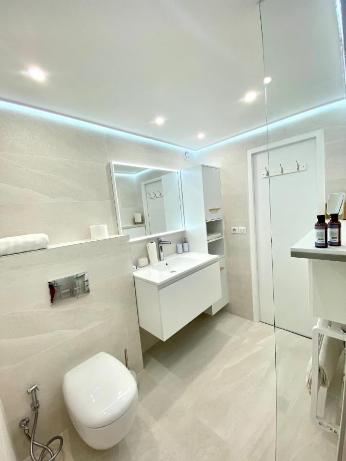 Appartement Luxe - 3 Pieces Avec Vue Mer, Piscine Et Tennis Nice Dış mekan fotoğraf