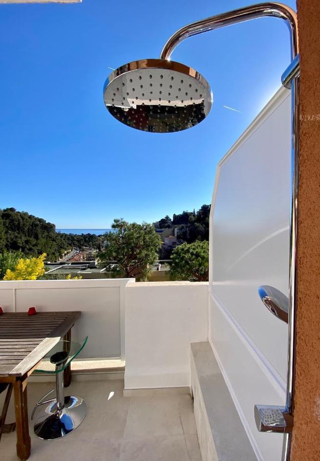 Appartement Luxe - 3 Pieces Avec Vue Mer, Piscine Et Tennis Nice Dış mekan fotoğraf
